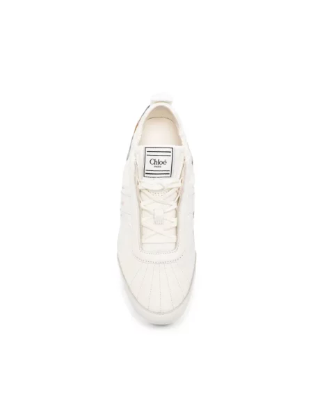 Sneakersy Chloe skórzane beżowe