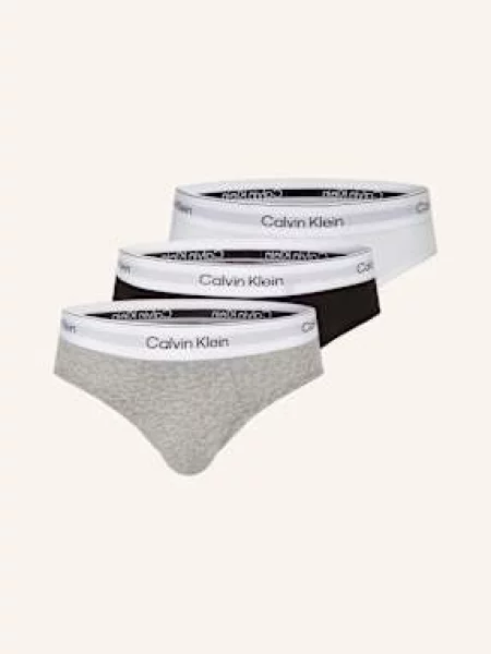 Calvin Klein Bokserki Icon Cotton Stretch 3 Szt. grau białe