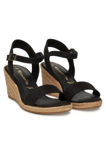 Tamaris Espadrilky černá
