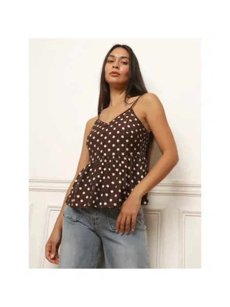 Top La Modeuse smeđa