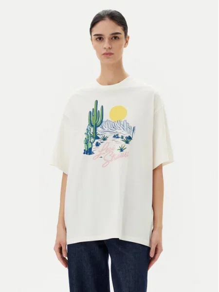 Levi's® Majica Graphic Relaxed Fit bela