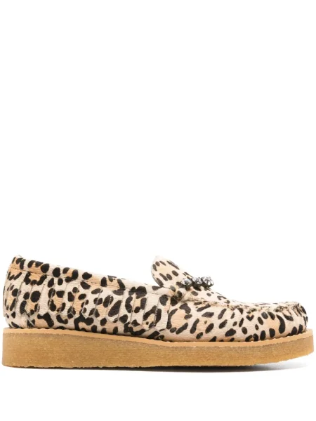 Pantofi loafer Forte_forte de cristal maro