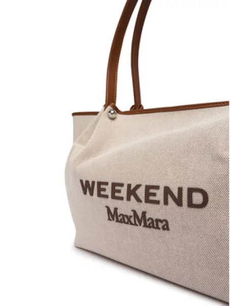 Weekend Max Mara Torba za na rame GETTO smeđa / cappuccino bež