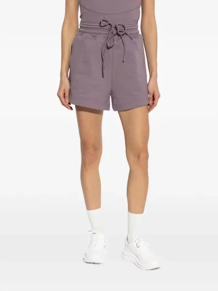 Бягане шорти Adidas By Stella Mccartney с връзки виолетово
