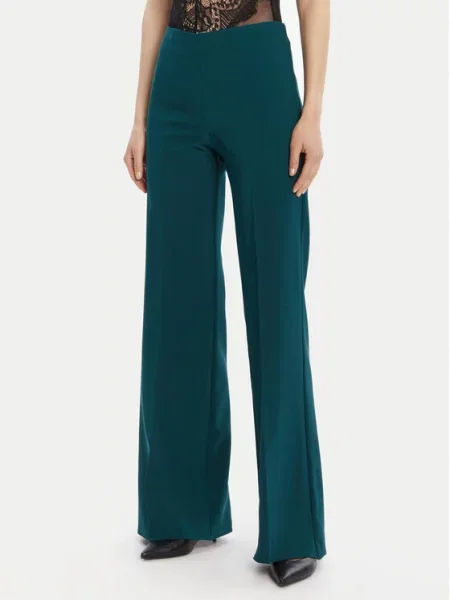 Rinascimento Palazzo hlače Wide Leg zelena