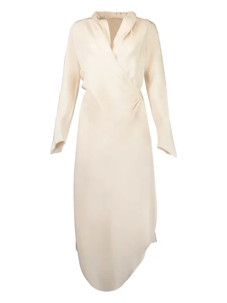 Rochie midi Peter Cohen până la genunchi de costum galben