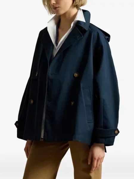 Велурени бягане с яка чорапи Polo Ralph Lauren синьо