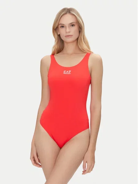 Emporio Armani Strój kąpielowy czerwony