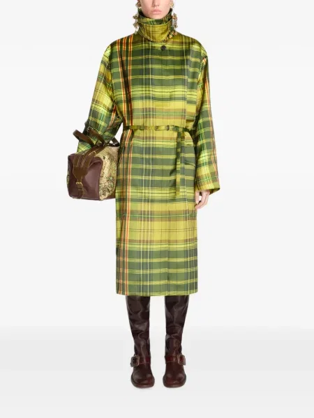 Geantă Dries Van Noten din jacard maro