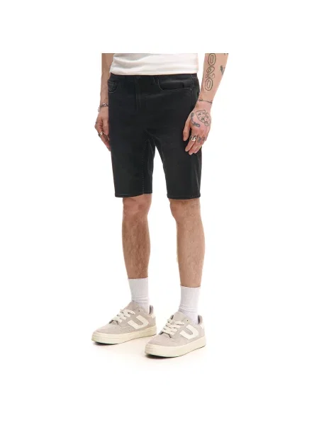 Джинсовые шорты Cropp черные
