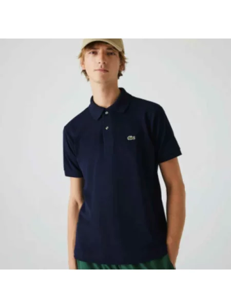 Koszulka polo Lacoste w miejskim stylu niebieska