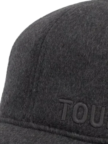Вовняна кепка Tous TEXTIL однотонна сірий