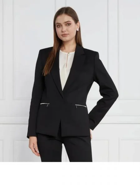 BOSS BLACK Zakó Jeneta fekete