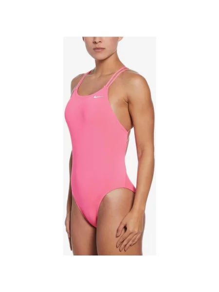 Strój kąpielowy Nike Swim Sport Spiderback koralowy 30 różowy