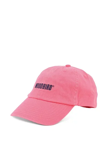 Șapcă Woodbird cu broderie roz