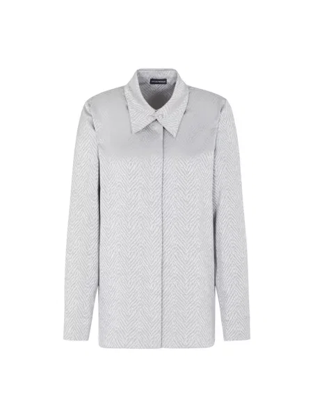 Koszula Emporio Armani szara