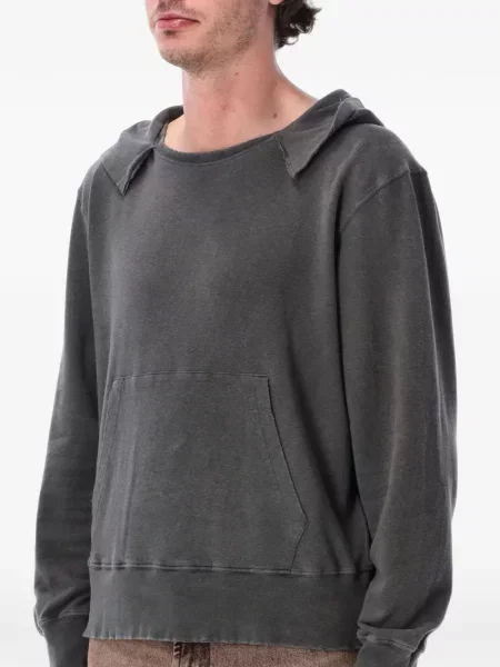 Hanorac cu glugă Our Legacy din fleece gri