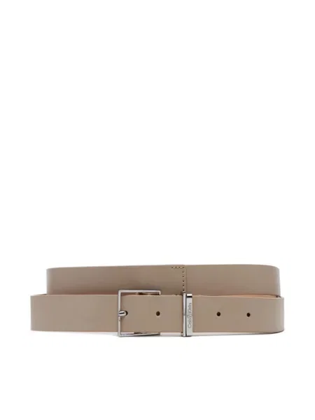 Calvin Klein Ženski remen Branded Loop Square Belt bež