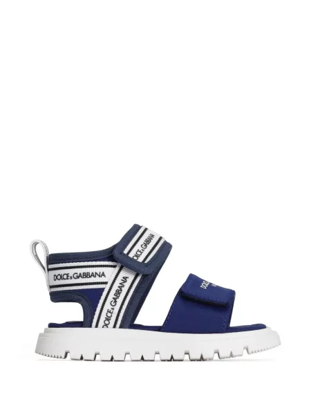Sandały dziecięce Dolce And Gabbana niebieskie