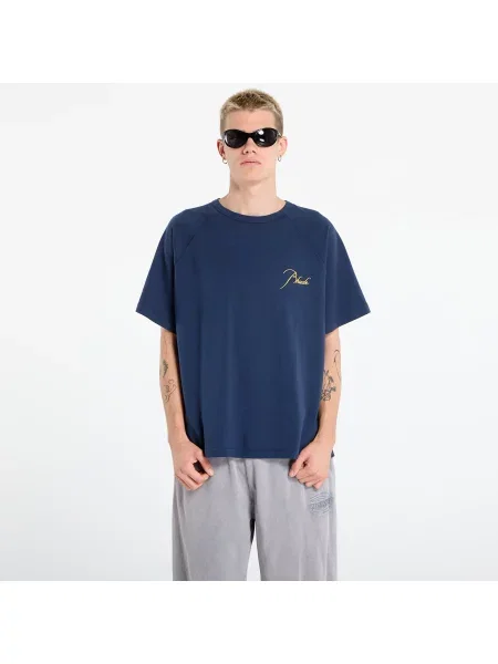 Póló Rhude Classique Raglan Tee Navy/ Yellow L sárga