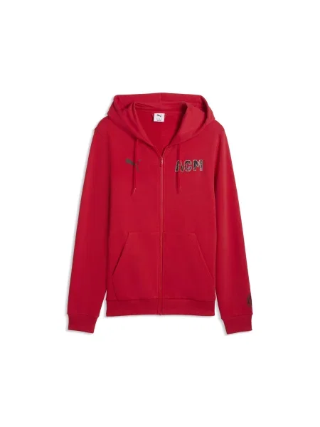 PUMA kurtka dresowa z kapturem AC Milan FtblCulture Akcesoria S czerwony