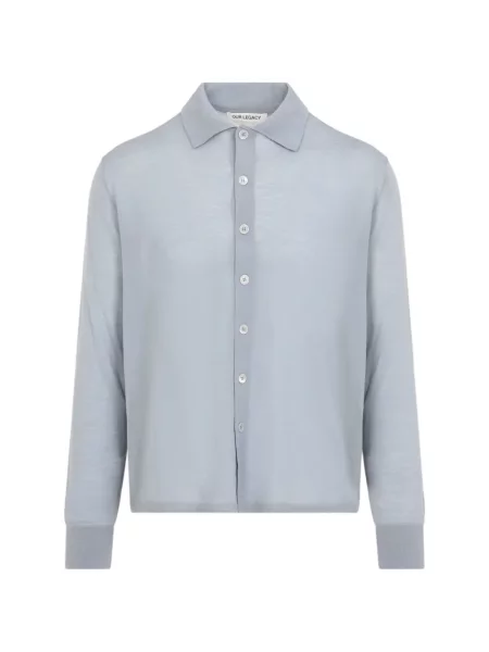 Tricou polo Our Legacy albastru