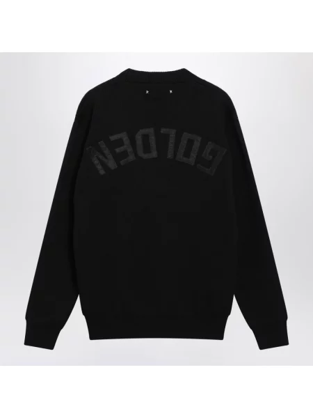 Sweter Golden Goose ze sznurkiem czarny