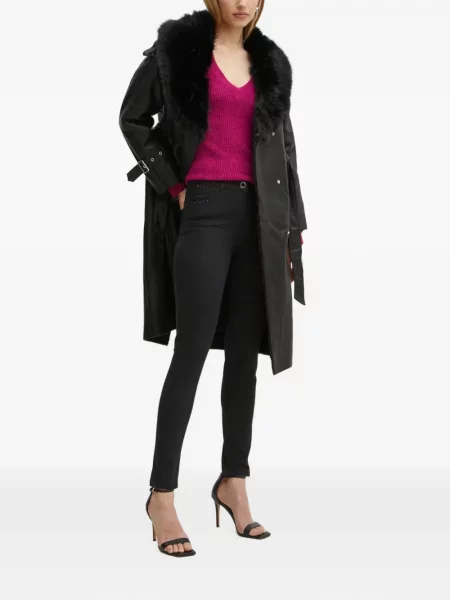 Pulover Morgan cu decolteu în V roz