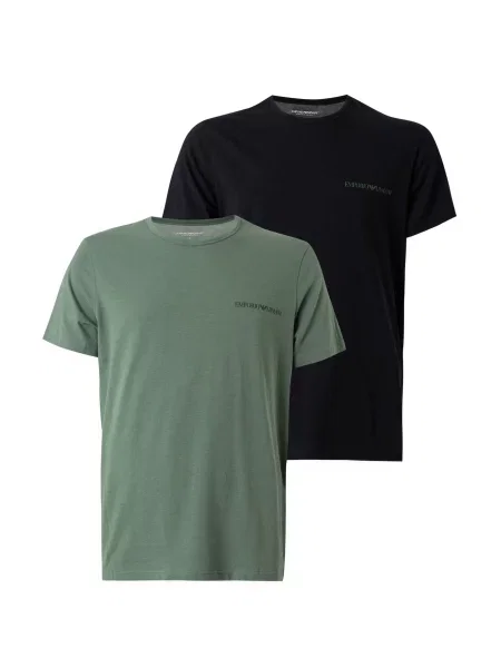 Emporio Armani Tricou bleumarin verde