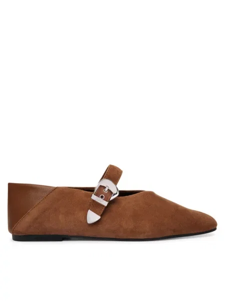Tommy Jeans Balerini Tjw Ballerina Suede maro