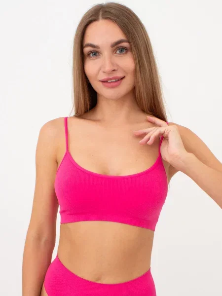 Топ Giulia из микрофибры розовый
