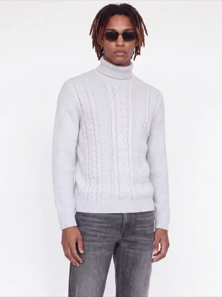 JACK & JONES Svetr JJJAMES' bílá