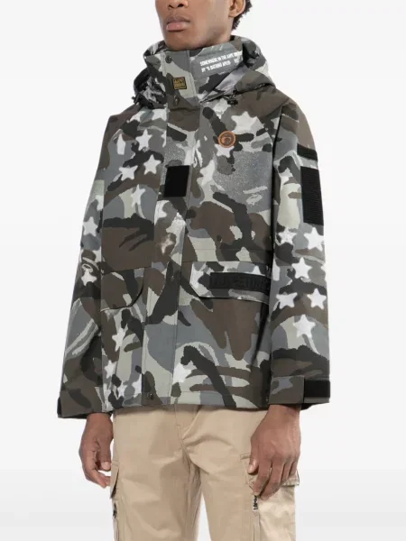 Geacă Aape By A Bathing Ape cu petice verde