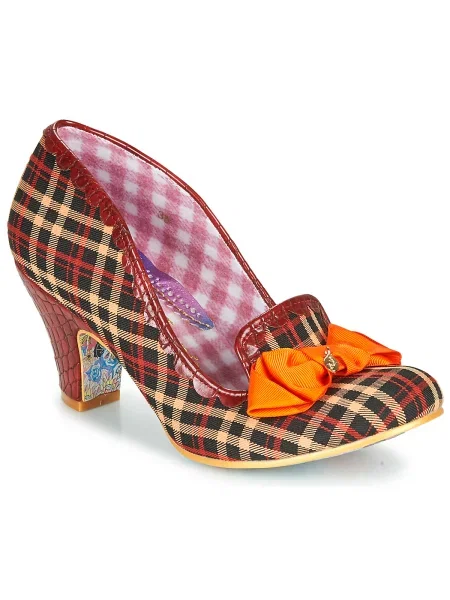 Pantofi Irregular Choice bordo