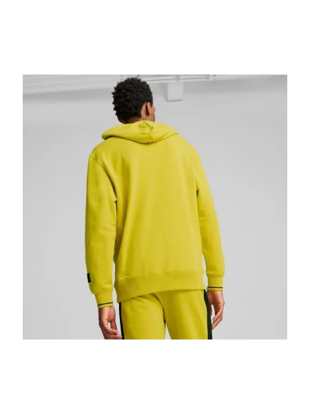 Hanorac cu glugă copii Puma Yellow galben