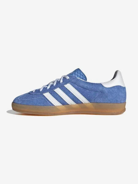 Semišové tenisky adidas Originals Gazelle Indoor W modré