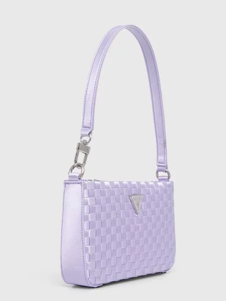 Τσάντα Guess TWILLER μωβ