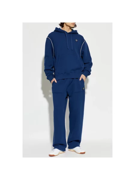 Bluza z kapturem Kenzo z kapturem niebieska