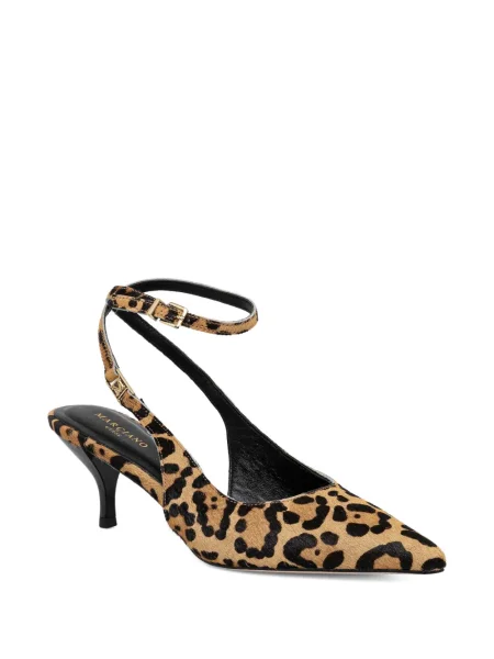 Pantofi cu toc Marciano cu model leopard maro