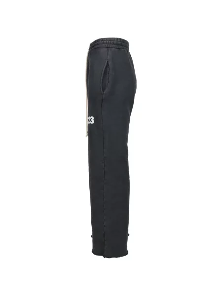 Pantaloni Rrr123 cu imagine alergare negru