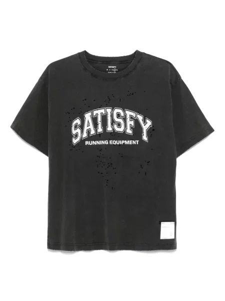 Tricou Satisfy cu imagine negru
