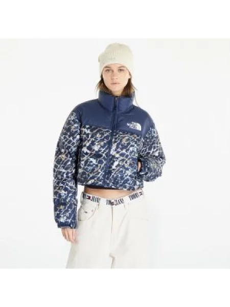 Μπουφάν The North Face με σχέδιο σκούρο μπλε