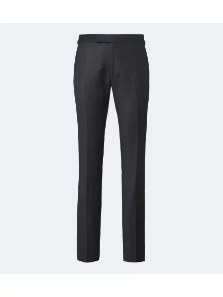 Pantaloni Tom Ford de lână gri