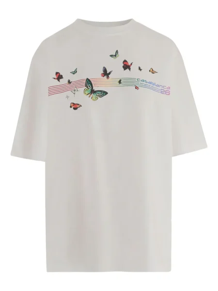Tricou Casablanca scurt alb