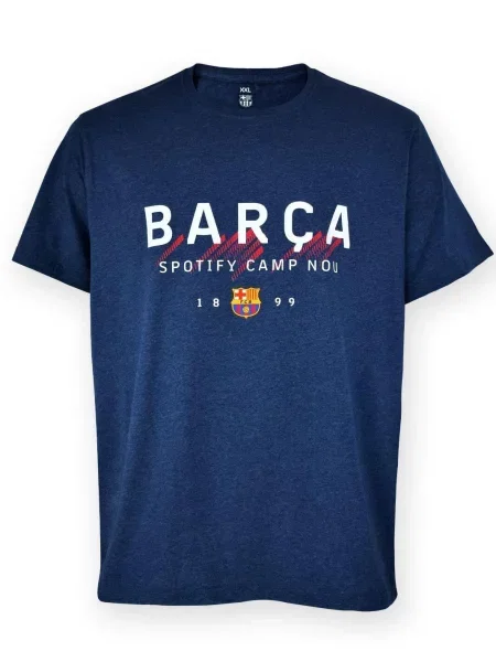 Koszulka z okrągłym dekoltem Barça Spotify Camp Nou szara