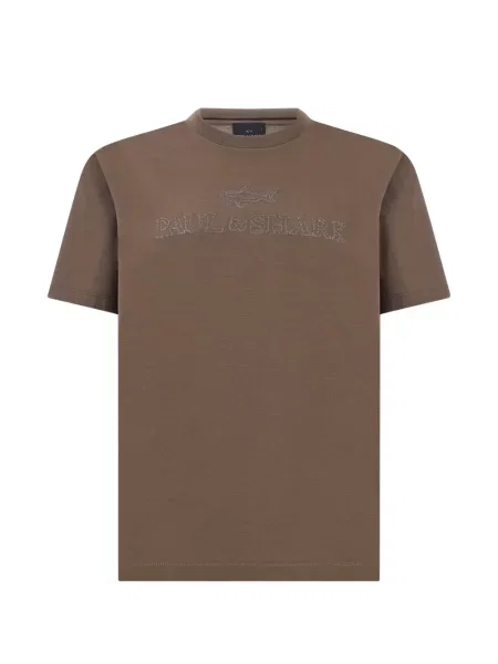 Tricou Paul & Shark cu autograf maro
