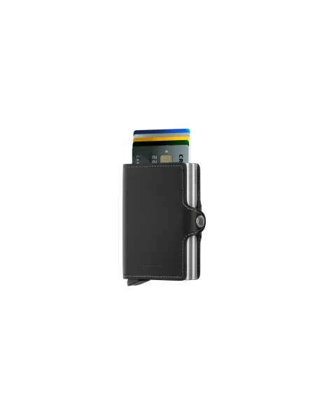 Secrid Twinwallet Original Black Unisex Portfel Secrid TO-BLACK-One-size Size: One size czarny