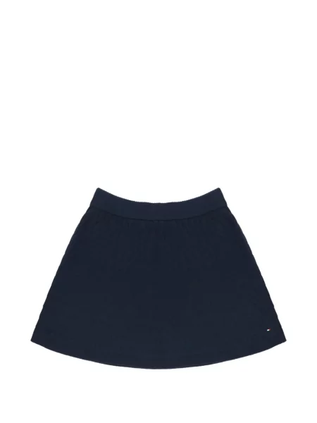 Spódnica mini dziecięca Tommy Hilfiger niebieska