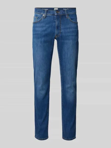 Jeansy o kroju regular fit z 5 model ‘CHUCK’ Brax niebieskie