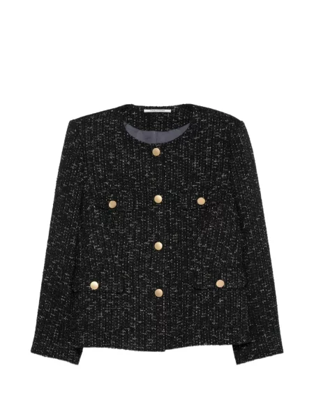 Geacă Tagliatore tricotate negru